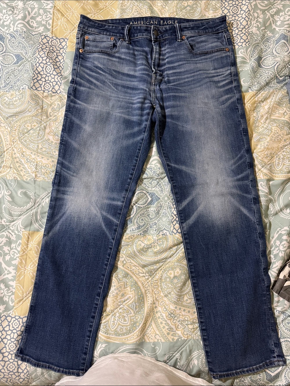 American Eagle Men’s Jeans, AirFlex+ Temp Tech Original Straight Jeans, USED